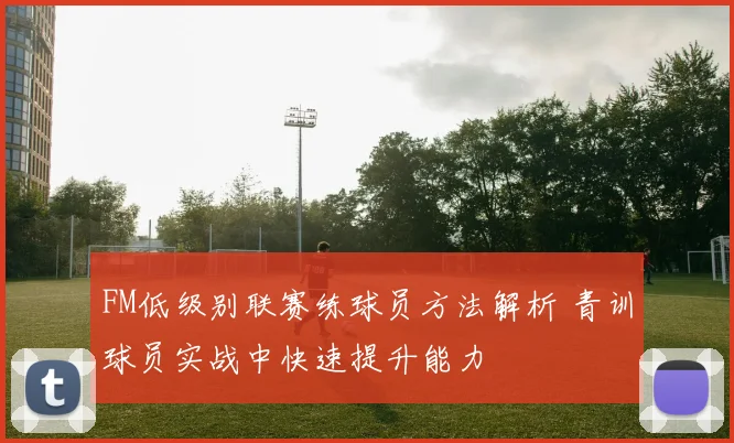 FM低级别联赛练球员方法解析 青训球员实战中快速提升能力